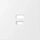 Накладка для розеток USB, матовый белый, серия S08