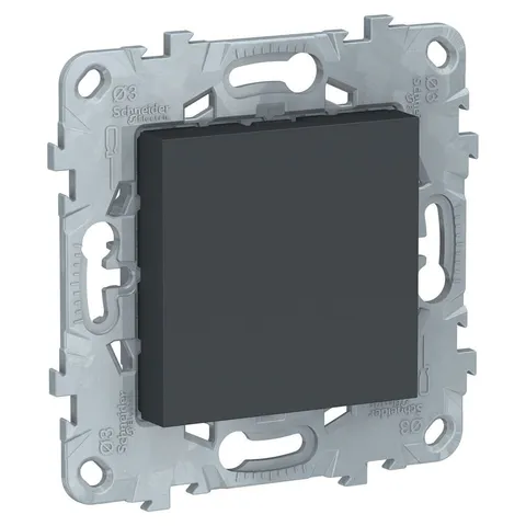 Заглушка Schneider Electric Unica, NEW 45х45, антрацит