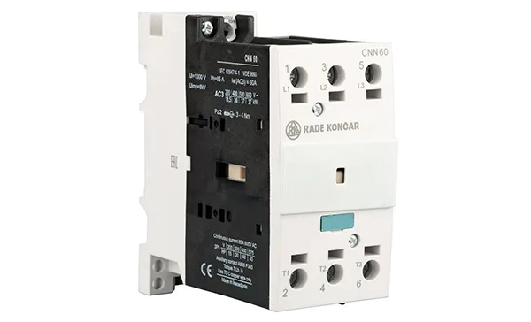 Контактор CNN 60 00 380/400V 50Hz, 3P, 60A/(85A по AC-1), 30kW(400VAC), 380/400VAC