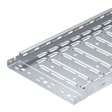 Лоток RKSM 320 FS кабельный перфорированный, безболт. соединение, 35Х200Х3000мм (ВхШхД), конв. оцинк.