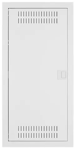 Щит встраив. мультимед, TS35+3x МП перф.118x270mm, мет. дверь, белый RAL9016, 728x358x94mm, IP30