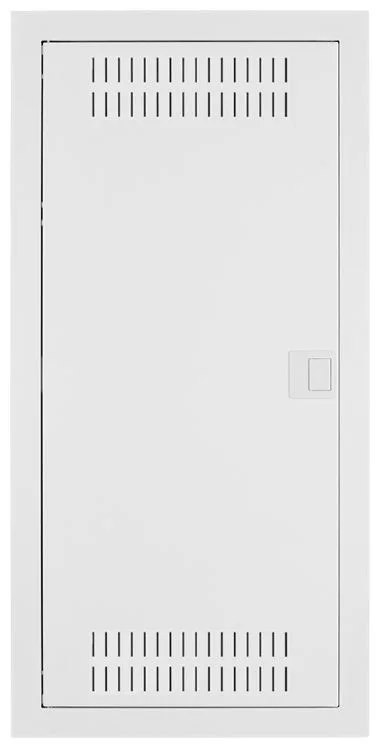 Щит встраив. мультимед, TS35+3x МП перф.118x270mm, мет. дверь, белый RAL9016, 728x358x94mm, IP30