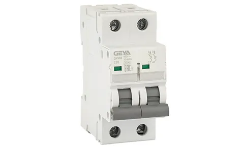 Авт. выключатель GYM8-2P-20C, 2P, 20A, хар-ка C, 4,5kA, 2M