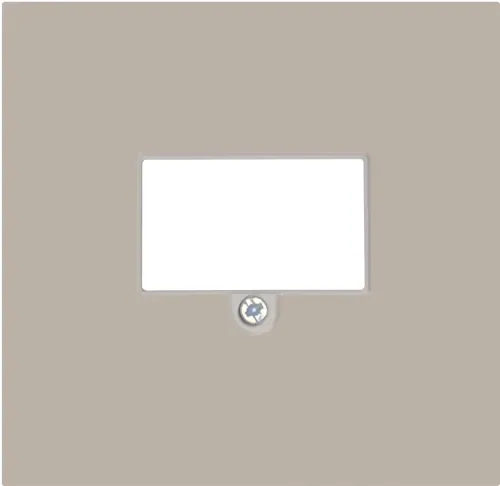 Накладка стандарта TAE для розеток USB, HDMI, аудио, матовый кашемир, серия R98