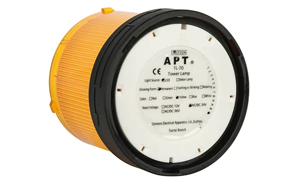 Модуль мигающего света TL-70, желтый, LED, 24VAC/DC, d=70mm, IP65