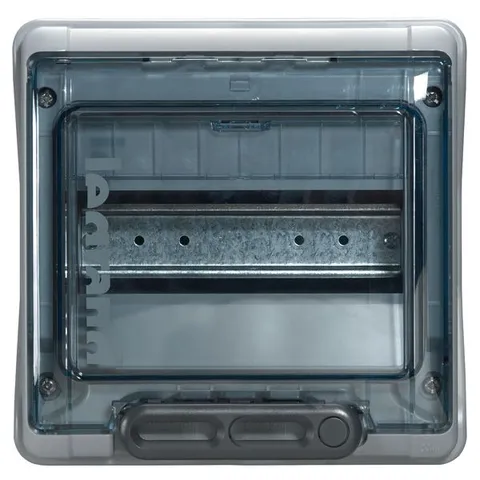 Шкаф PLEXO3 на 8M (1х8+1), IP65, c клеммами PE/N-8х16+8х16мм2