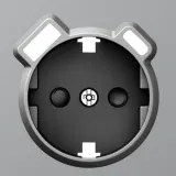 Накладка для розетки Schuko с зарядным устройством USB A+C, со шторками 16A 250В, матовый серый, серия A07