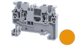 Клемма проходная CX2.5 /5x50mm, пружинная, 2 присоед., 2,5(max 4)mm2, 24A, 1000V, оранжевая