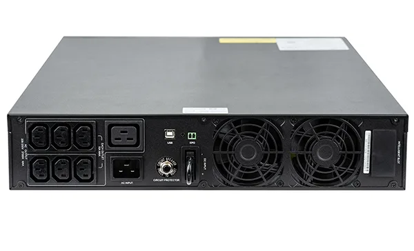 ИБП Kehua KR-RM Li, 2200VA/2200W, RT 2U, ЖК-дисплей, со встроенной литиевой батареей 72Vdc, время резервирования 22 минуты, 6×IEC320 C13, 1×IEC320 C19