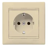 Valena - Розетка 2P+E нем. стд. в сборе, сл.кость