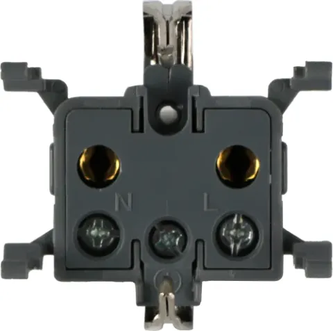 Механизм розетки 2К+З для скрытой установки, IP55, серия W55