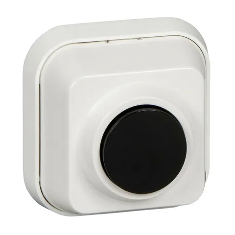Выключатель Systeme Electric Blanca, кнопочный открытой установки (250В, 0,4А, для эл./звонков)