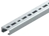 Рейка CML3518P2000FS профильная С-образная, перфорированная, 18x35х2000мм (ВхШхД), шлиц 17мм, толщ. 1.25мм, конв. оцинк.