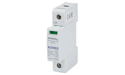 Разрядник SPB+C5/30/280-440V/1P, 1P, In=30kA(8/20µs), класс B+C, 1M