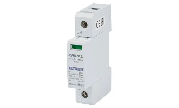 Разрядник SPB+C5/30/280-440V/1P, 1P, In=30kA(8/20µs), класс B+C, 1M