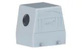 Корпус разъема, размер H32B, кабельный, угловой ввод M32, металл, IP65, RAL 7037