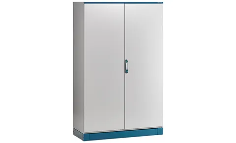 Щит EMOX моноблочный 1800x1200x400мм (ВxШxГ) с монтажной панелью, RAL7035, IP55
