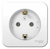Розетка Systeme Electric Blanca, открытой установки с заземлением без штор., (компакт) изол. пл.16А, 250В, белый