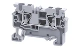 Клемма проходная CX4 /6x54,8mm, пружинная, 2 присоед., 4(max 6)mm2, 32A, 1000V, серая