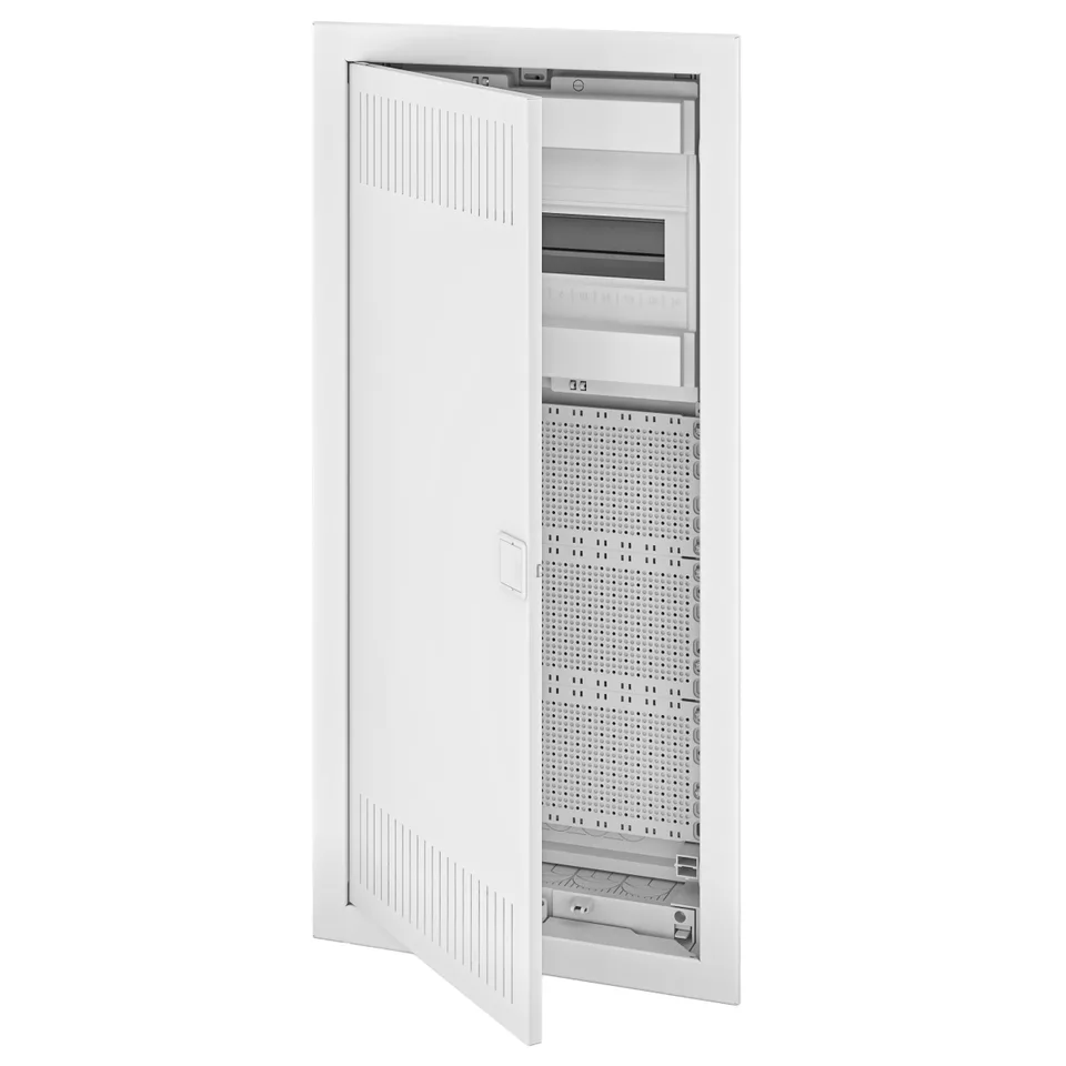 U48ES 4/1 PL, Щит встраиваемый комбинированный 4/1 с металл. дверцей, IP30