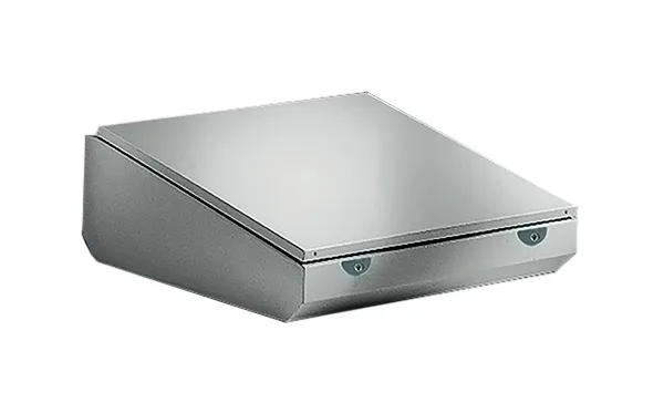 Полка ME 800x400(650)мм (ШхГ) для пульта управления, RAL7035