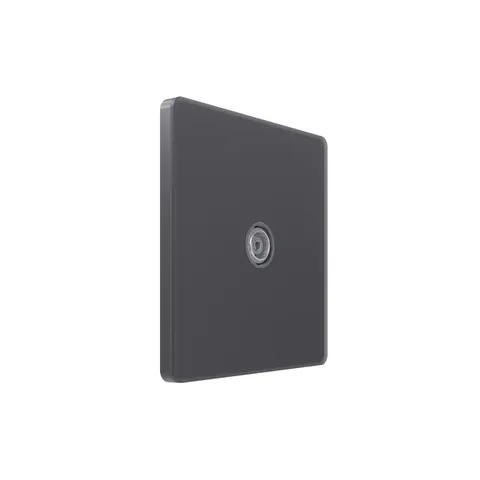 ТВ розетка Systeme Electric Infinity, телевизионная скрытой установки TV/FM 5-1000MГц, Вулканический пепел