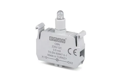 Блок индикатора, белый, LED, 220VDC, монтаж на адаптер, для CP/CM серий
