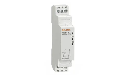 Реле импульсное RS-ML13, 1CO, 10A(250VAC), 24_240VAC/DC, через S, с памятью, 1M