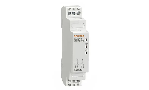Реле импульсное RS-ML13, 1CO, 10A(250VAC), 24_240VAC/DC, через S, с памятью, 1M
