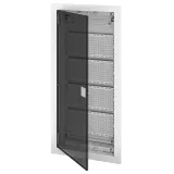 U48FP IT PL, Щит встраиваемый мультимедийный, 4 ряда, прозрач. дверца, IP30