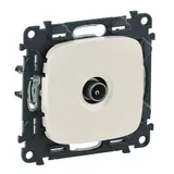 Valena Allure - Розетка TV оконечная 10dB, 0-862MHz, слоновая кость (инд. упаковка)