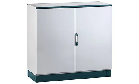 Щит EMOX моноблочный 1000x1200x400мм (ВxШxГ) с монтажной панелью, RAL7035, IP55