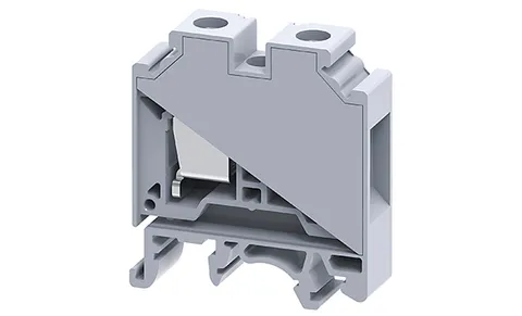 Клемма проходная CTS16U /12x43mm, винтовая, 2 присоед., 16mm2, 76A, 1000V, серая