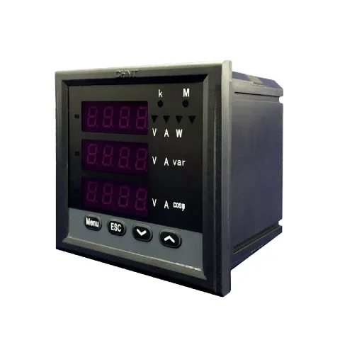 Многофунк. изм. прибор PD666-3S4 380V 5A 3ф 96x96 светодиод. дисплей RS485