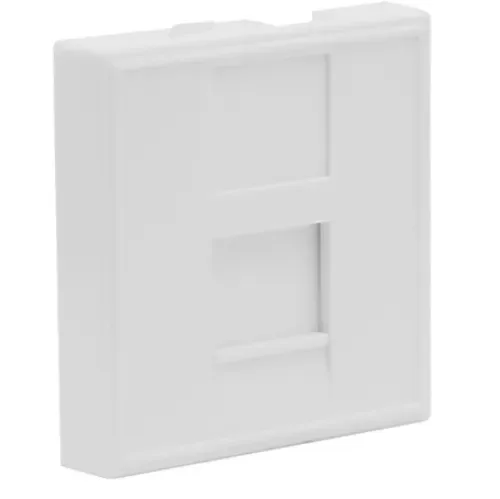 Розетка DEC RJ45 UTP кат.6, 2мод., бел. (45х45мм), серия (тип) DEC