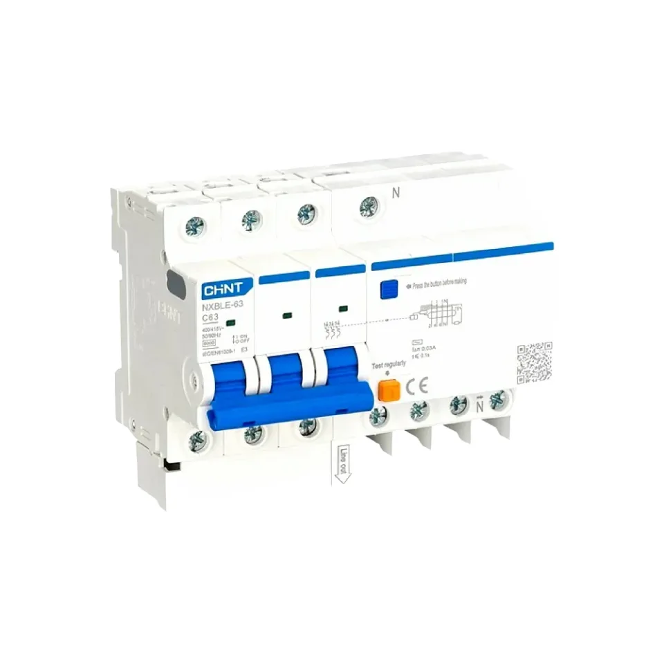 Диф. автомат NXBLE-63 3P+N C50 30mA тип AC 6kA (R)