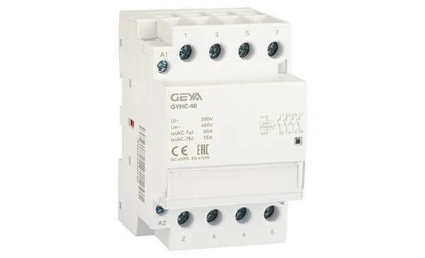 Контактор модульный GYHC-4P, 40A, 4NO, 230VAC, 3M