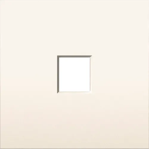 Накладка 1-я для розеток RJ45, TV, SAT, HDMI, слоновая кость, серия S08