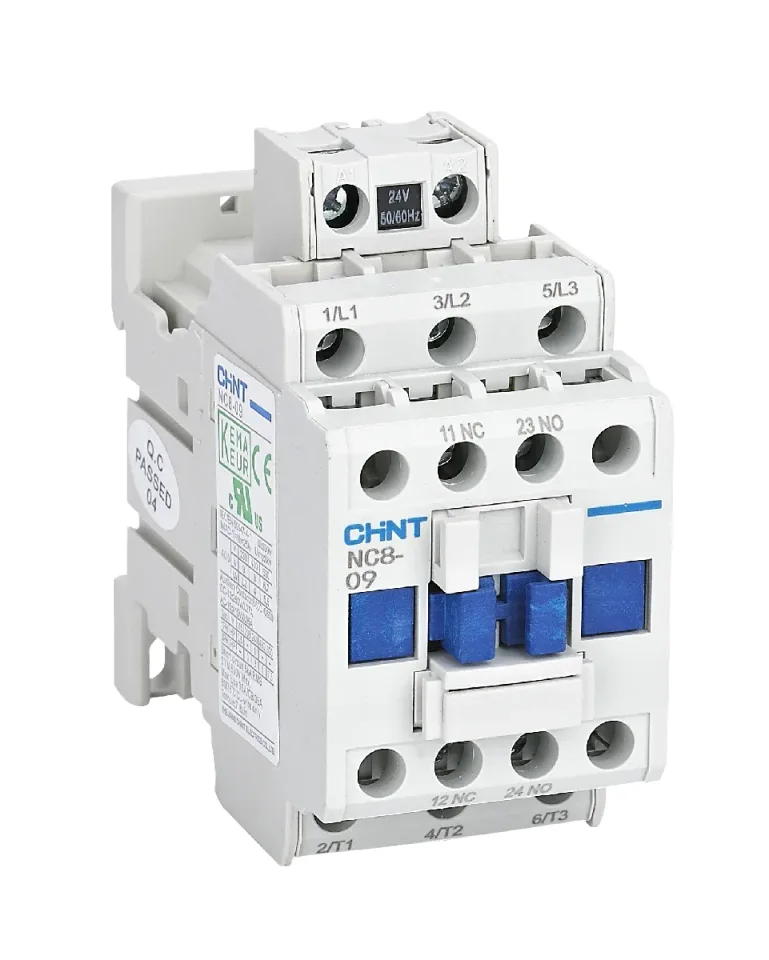 Контактор NC8-09/W 3P 9А AC/DC (48~130В) 1НО+1НЗ (R)