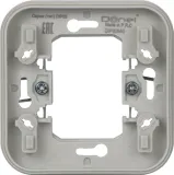 Адаптер для скрытой установки одиночный, цвет серый, IP55, серия W55
