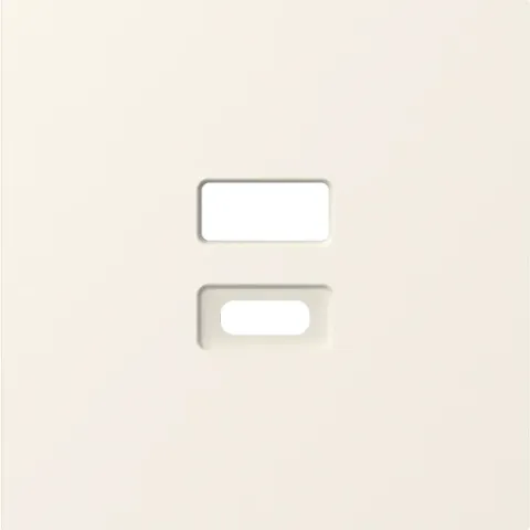 Накладка для розеток USB, матовый кремовый, серия A07