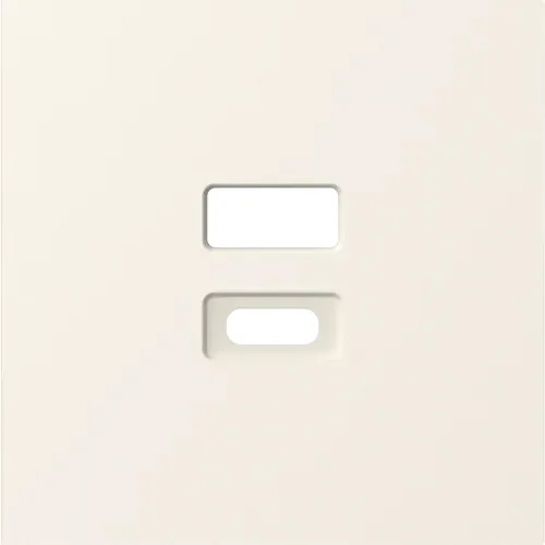 Накладка для розеток USB, матовый кремовый, серия A07