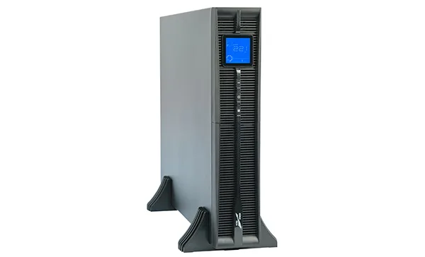 ИБП Kehua KR-RM 3000VA/2700W, RT 2U, ЖК дисплей, без АКБ, c регулируемым зарядным устройством 1-8А, 8×IEC320 C13 1×IEC320 C19