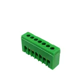 Клеммник Morek для заземления PE7H 1P 7x1,5_16mm² Cu, 63A, 690V, зеленый, IP20