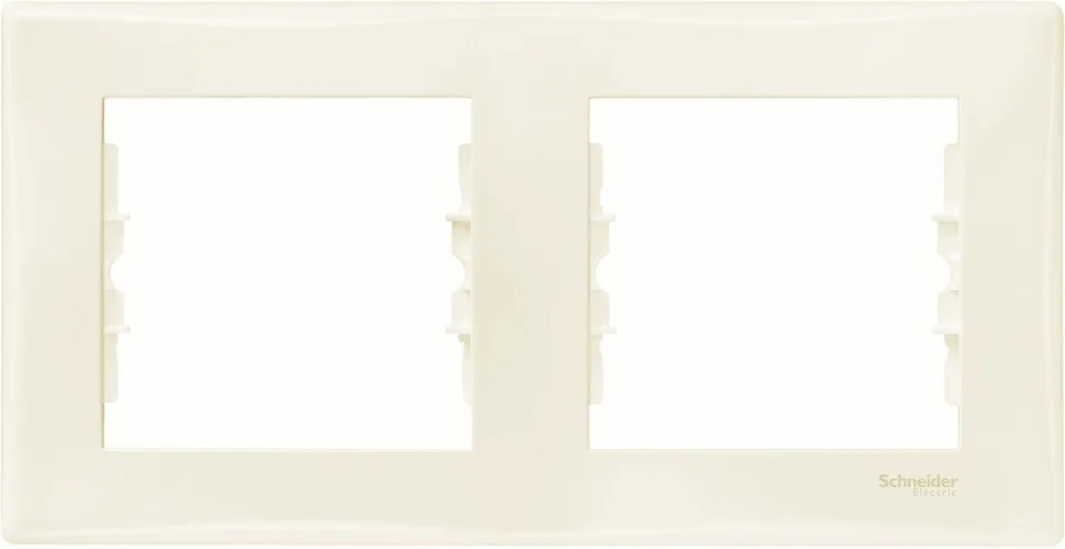 Рамка Schneider Electric Sedna, х2 горизонтальная, бежевый
