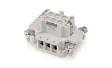 Разъем многополюсный EB, розетка, 6P, 16A 400V, винтовой зажим, пластик V0