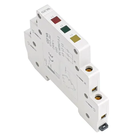 Индикатор модульный GYD3MRGY230, К-Ж-З, 230VAC, 0.5M