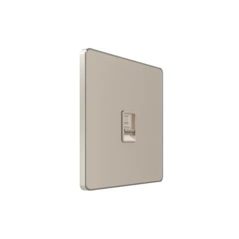 Компьютерная розетка Systeme Electric Infinity, информационная скрытой установки RJ-45 кат.5e, Песчаный берег