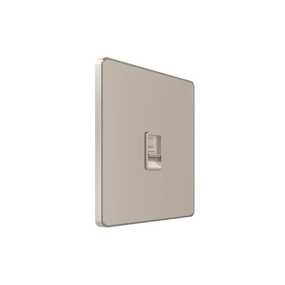 Компьютерная розетка Systeme Electric Infinity, информационная скрытой установки RJ-45 кат.5e, Песчаный берег