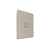 Компьютерная розетка Systeme Electric Infinity, информационная скрытой установки RJ-45 кат.5e, Песчаный берег